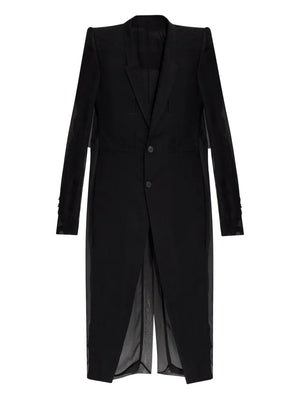 Black coat,front view