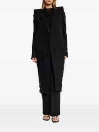 Black coat,full body view