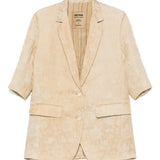 Tan jacket,front view