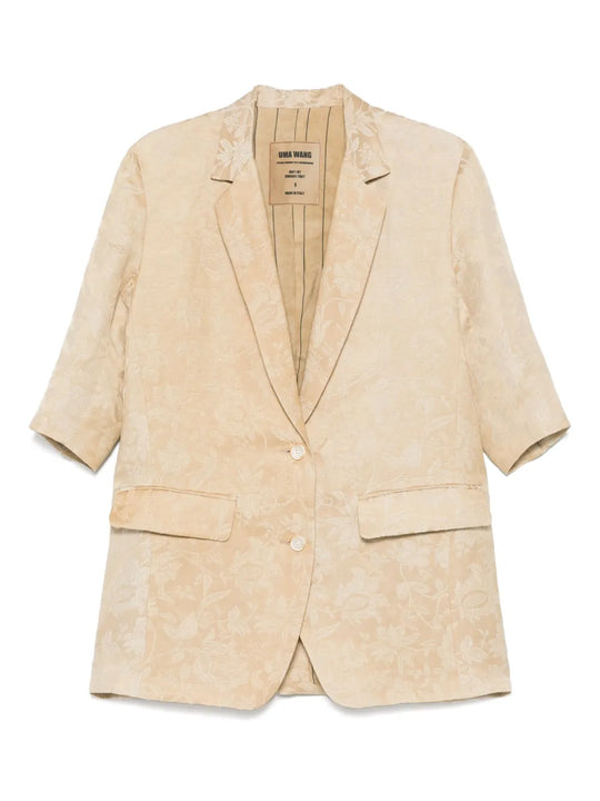 Tan jacket,front view