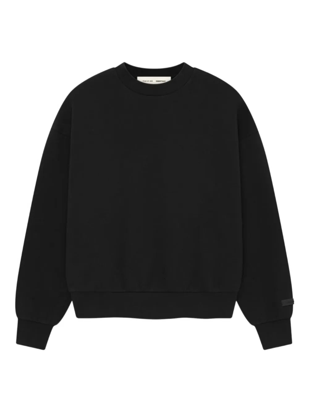 Black sweatshirt, front view