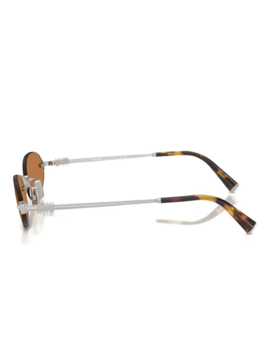 Brown sunglasses, side view