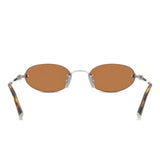 Brown sunglasses, back view