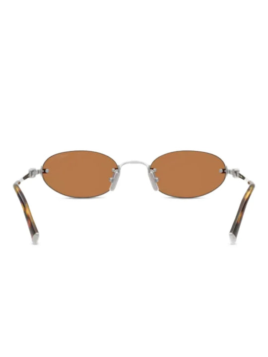 Brown sunglasses, back view