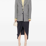 Grey jacket, full body view