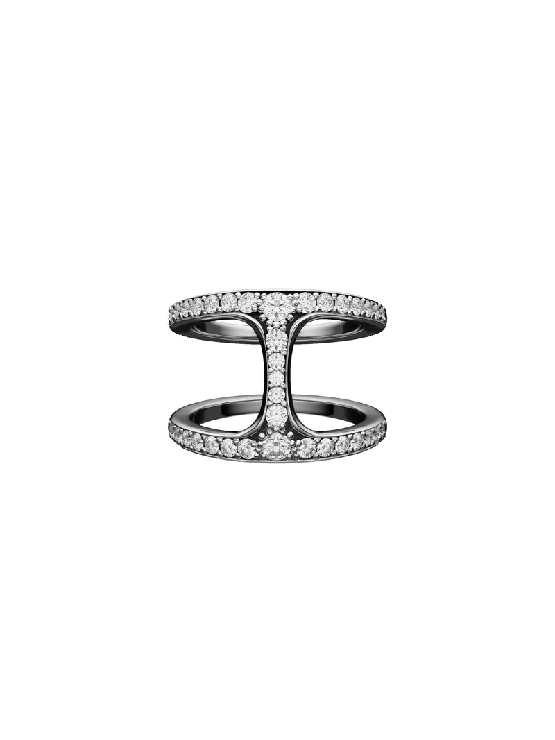 HOORSENBUHS - Dame Phantom Ring With Diamonds