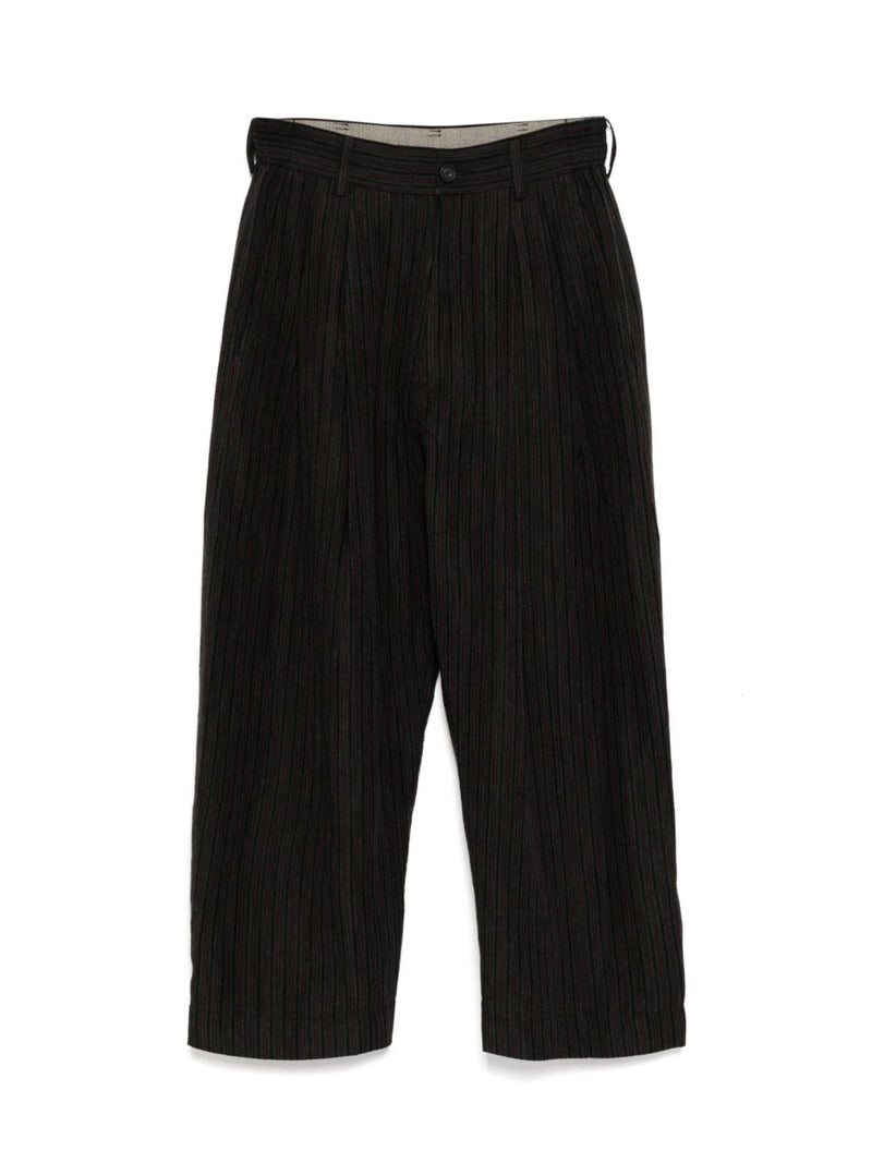 ZIGGY CHEN - Men Drop Crotch Wide Leg Trousers