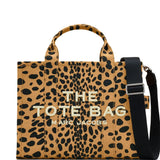 MARC JACOBS - Women The Medium Cheetah Canvas Tote Bag