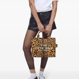 MARC JACOBS - Women The Medium Cheetah Canvas Tote Bag