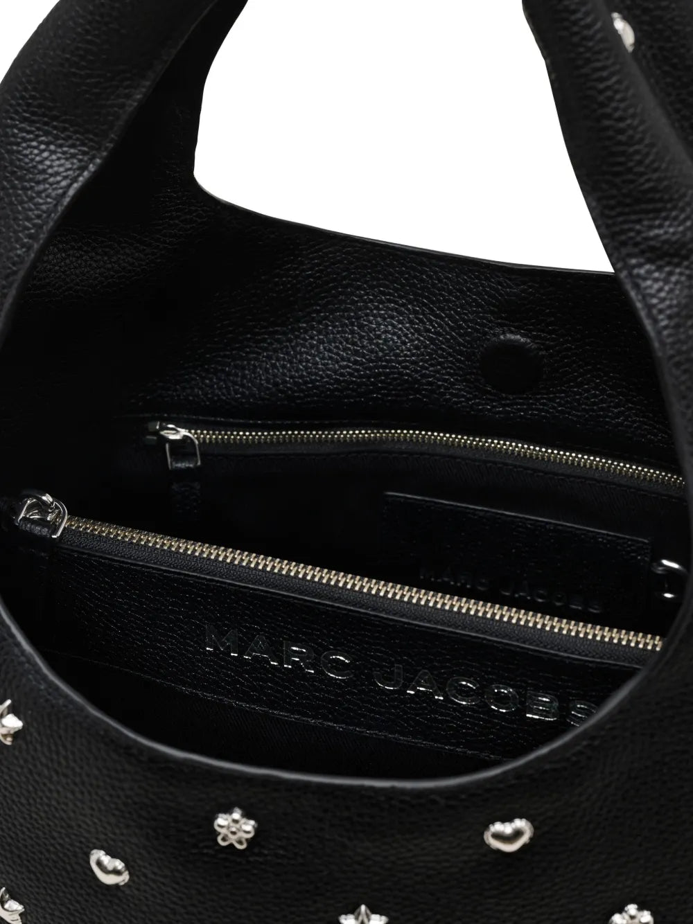 Close up of Black bag,showing texture of the leather fabric