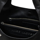 Close up of Black bag,showing texture of the leather fabric