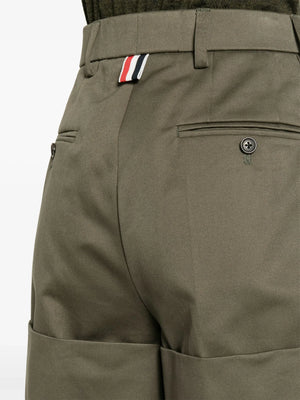 THOM BROWNE - Women Fit 2 - Sack Shorts In Cotton Twill