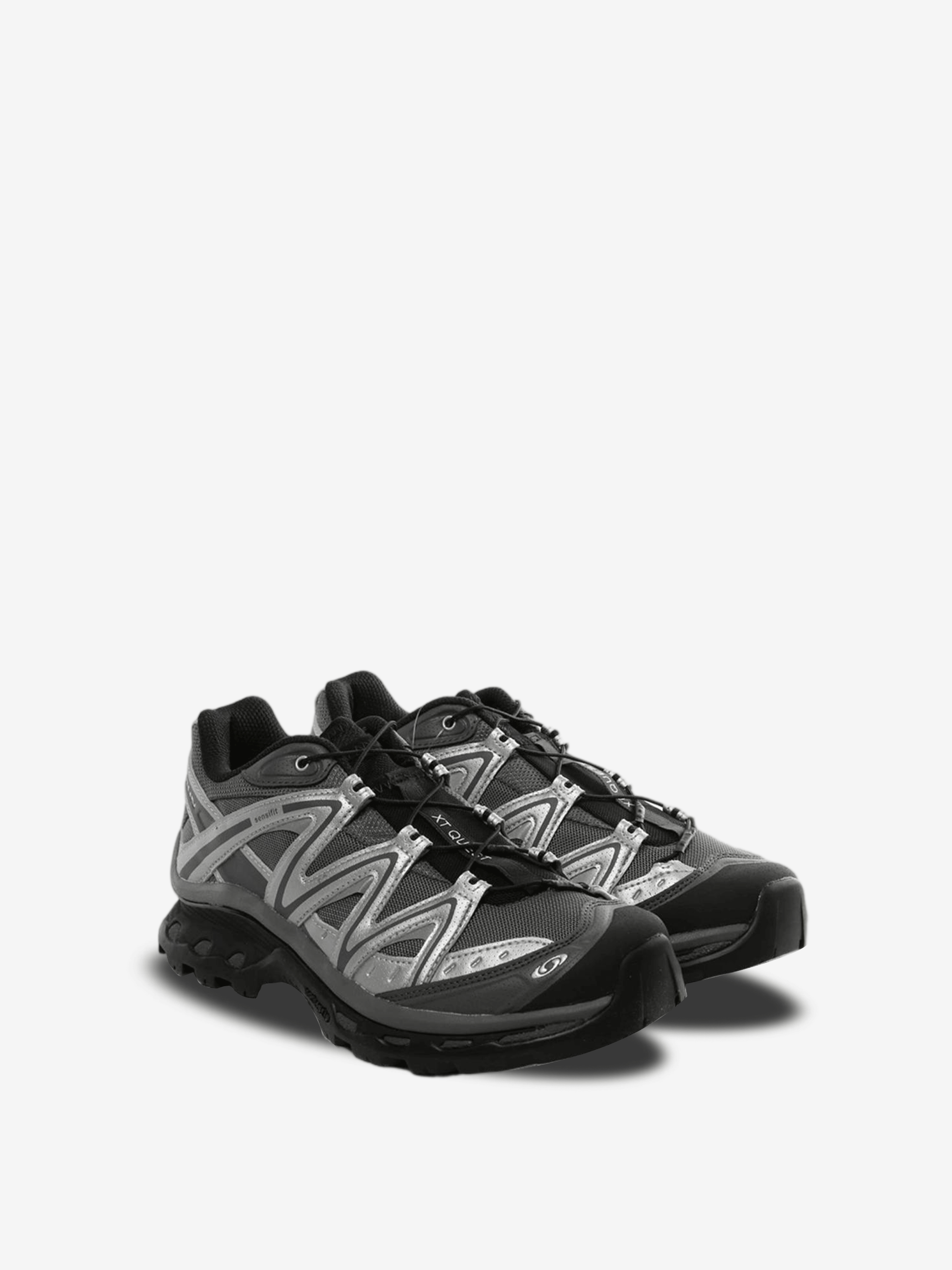 Black sneakers, side view