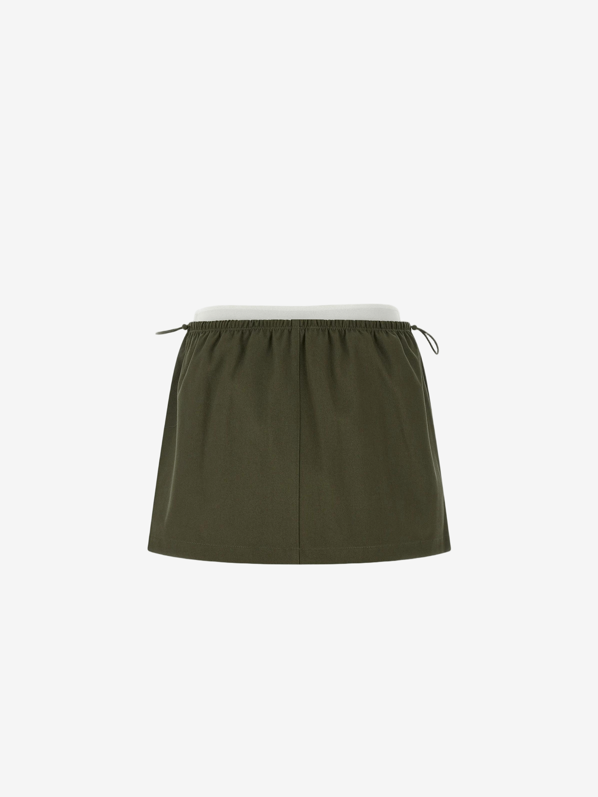 green skirts, front view