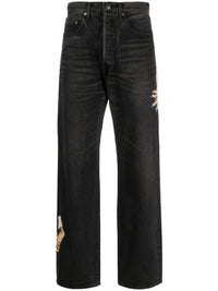 UNDERCOVER Women Color Beads Denim Pants