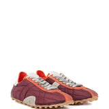 Red sneakers, side view