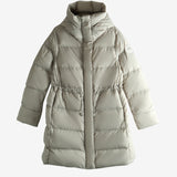 Grey coat, front view