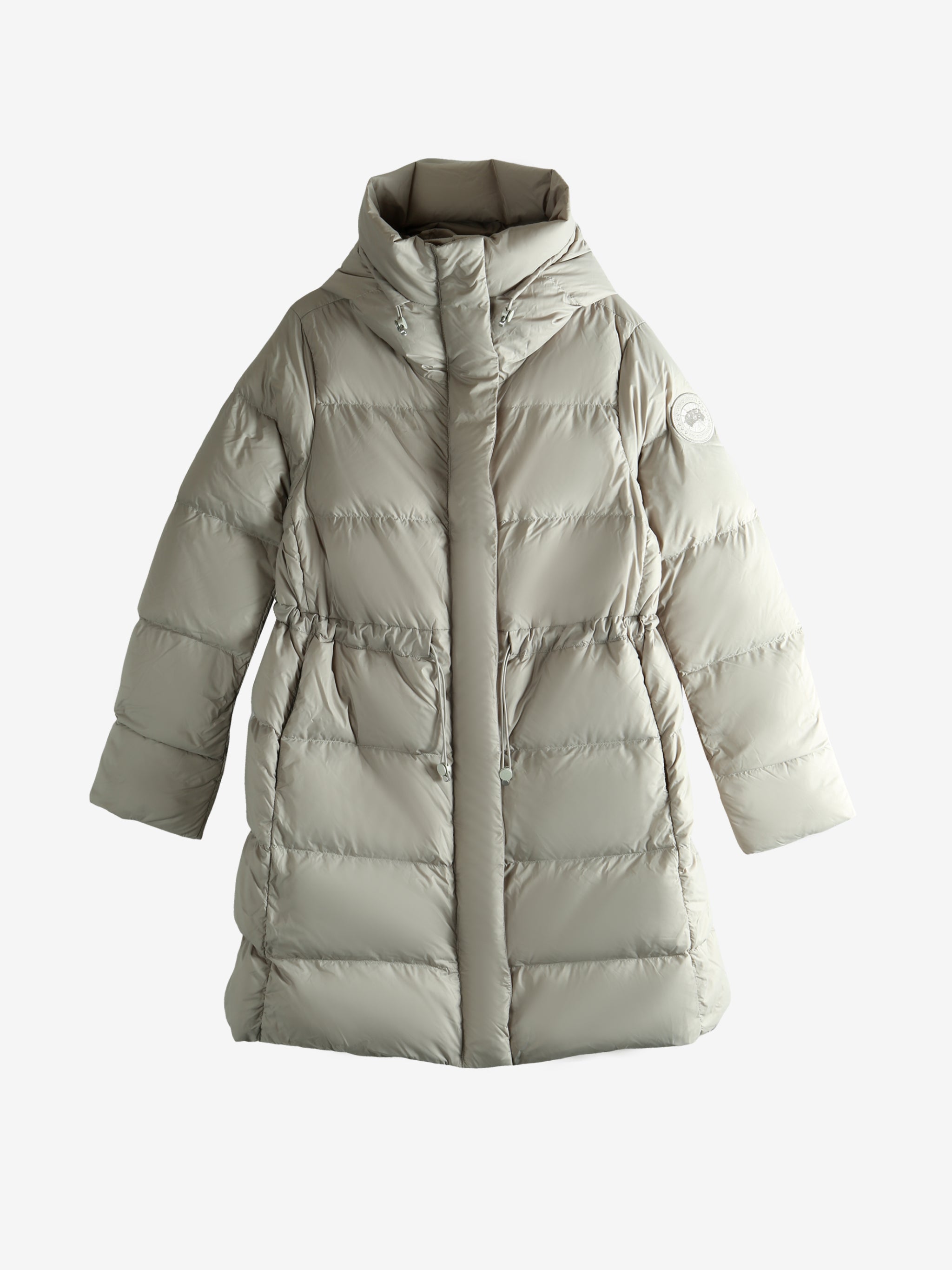 Grey coat, front view