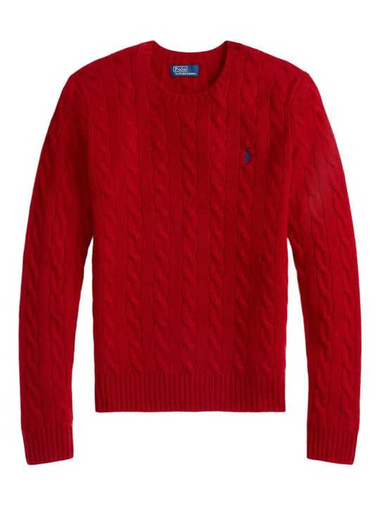 Red pullover,front view