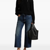 Black sweater, full body view