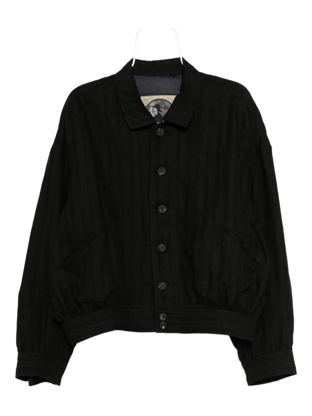 Black jacket, front view