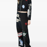 black hoodie, full body view