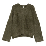 Brown knitwear,front view