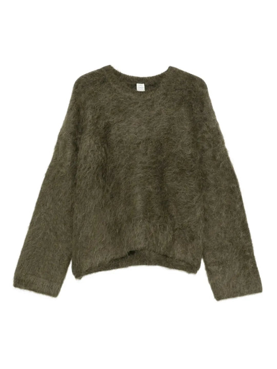 Brown knitwear,front view