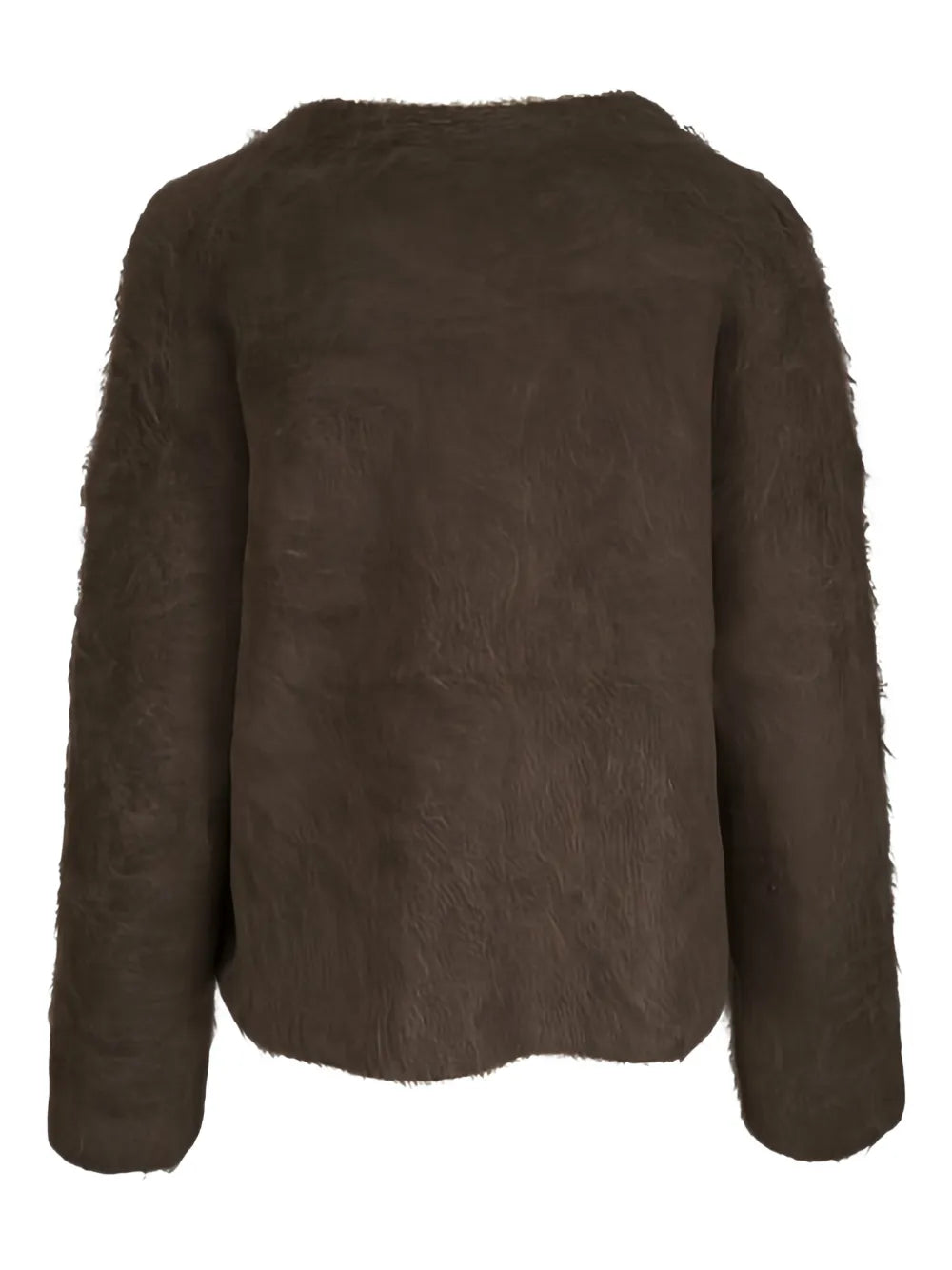 Brown knitwear,back view