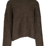 Brown knitwear,front view