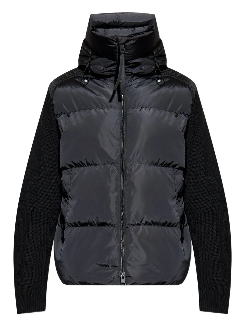 Black hoodie, front view