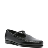 Black loafer, side view