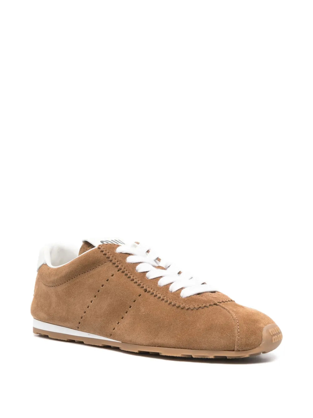 Brown sneaker, side view