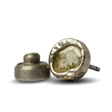 PARTS OF FOUR - Stud Earring (Fuse, 0.2 CT, Yellow Diamond Slab, DA10KW+YDIA)