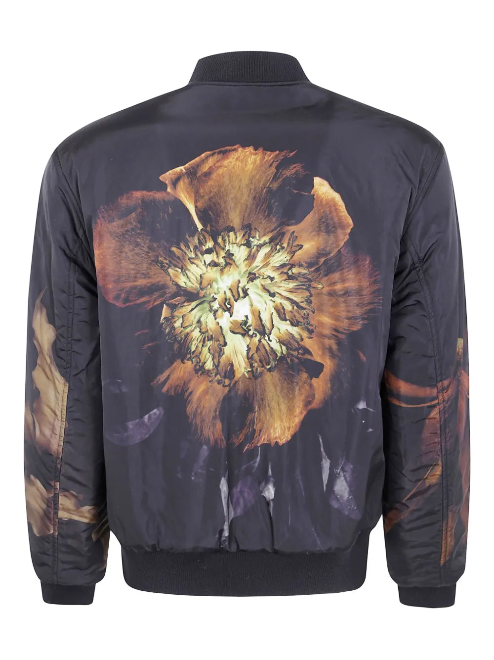 Gray jacket, back view