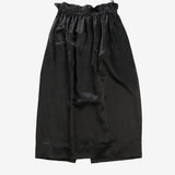 black skirt , front view