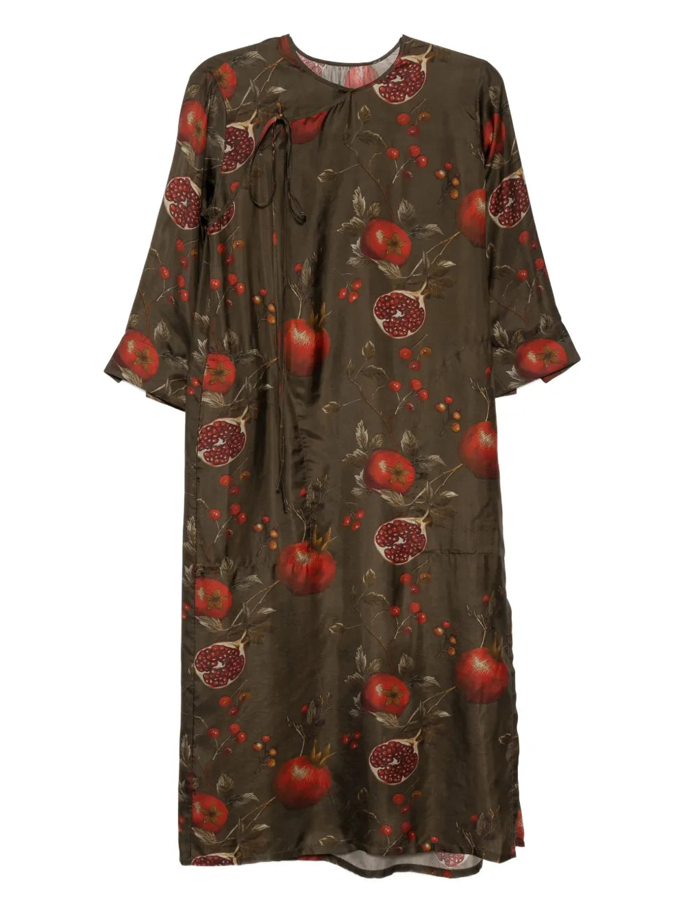 Brown dress, front view