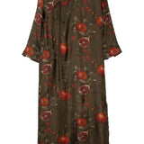 Brown dress, front view