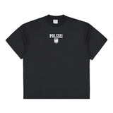 Black shirt, front view