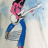 Close up of white shirt, showing texture of the cotton fabric