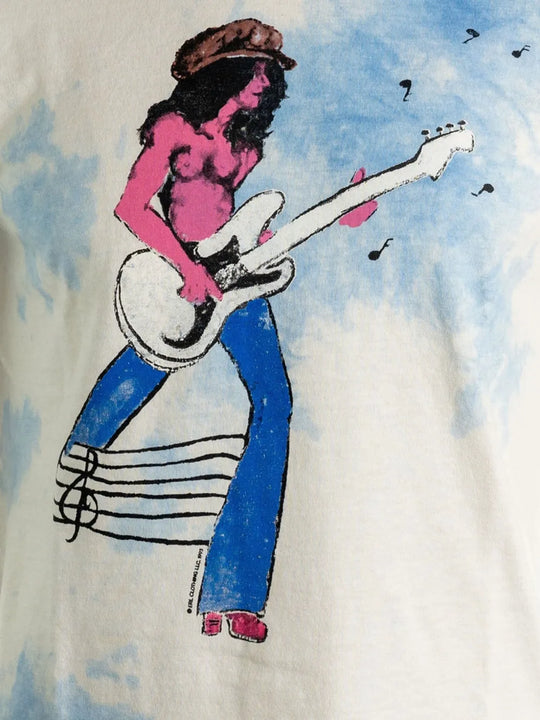 Close up of white shirt, showing texture of the cotton fabric