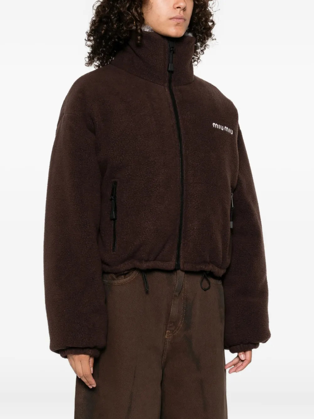 ジャケット・アウター archive MIU MIU hooded long coat 00's] OLD MIU MIU MILITARY STYLE NYLON COAT SIZE.M