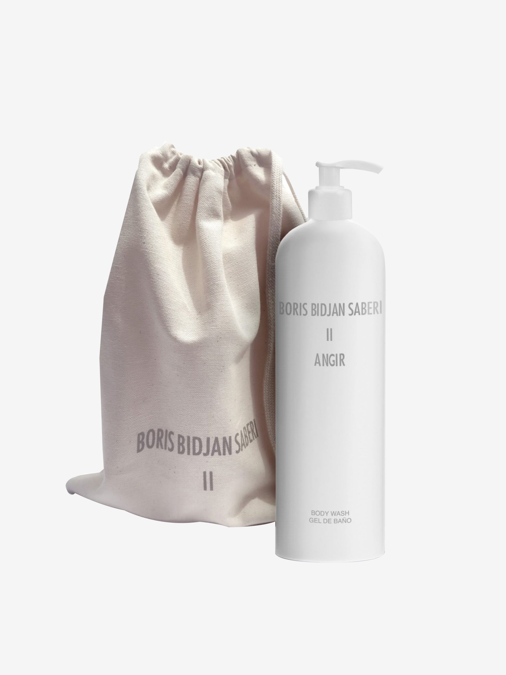 Body wash, front view