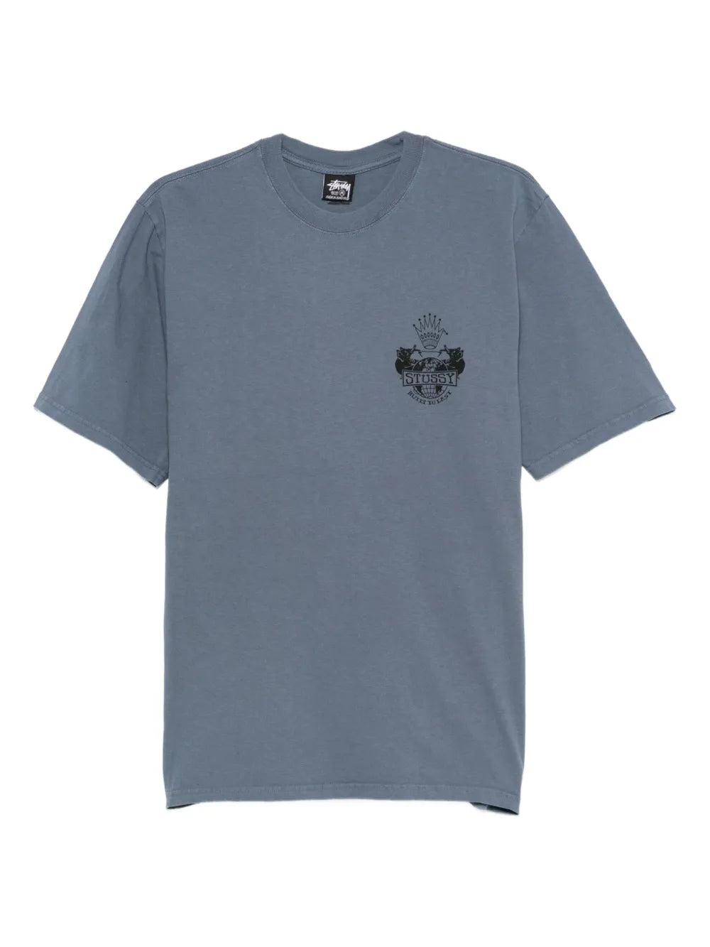 Navy t-shirt, front view