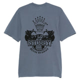 Navy t-shirt, back view