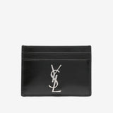 SAINT LAURENT - Men YSL Ultracalf Soft Monogram Card Holder