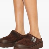 TORY BURCH - Women Mellow Shearling Platform Mule