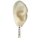 PARTS OF FOUR - Plate Earring (0.6 CT, 6 Diamond Slabs, 34mm, MA+DIA)