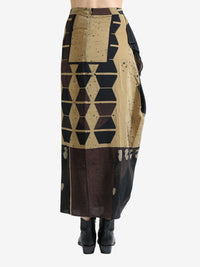 YANGKEHAN - Women Panel Graphic Long Skirt