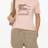 Pink t-shirts worn by a person, showing the t-shirts fit